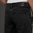 SNIPES S Cube Inside Out Baggy Denim Shorts preto 47091 6