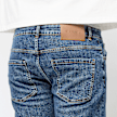 2Y STUDIOS Leonardo Ripped Slim Fit Shorts blauw 47103 4