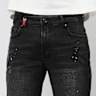 2Y STUDIOS Leonardo Ripped Slim Fit Shorts zwart 47104 3