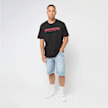 True Religion Relaxed NU Brush Tee czarny 47107 5