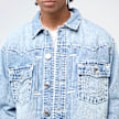 True Religion Super T Oversized Denim Jacket blau 47108 3