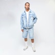 True Religion Super T Oversized Denim Jacket bleu 47108 6
