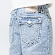 True Religion Bobby Super T Short Fray Graphic bleu 47109 4
