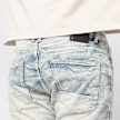 Smoke Rise Rip & Repair Denim Shorts blauw 47217 4