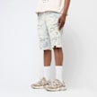 Smoke Rise Distressed Rip & Repair Denim Shorts bleu 47218 1