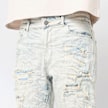 Smoke Rise Distressed Rip & Repair Denim Shorts azul 47218 3