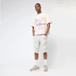 Smoke Rise Distressed Rip & Repair Denim Shorts plava 47218 5