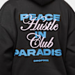 DropSize Heavy Oversized Peace And Hustle Hoodie schwarz 47229 4