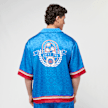 zəяo si:x nœf Primary Logo Ornament Resort Shirt bleu 47268 1