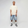 zəяo si:x nœf Primary Logo Embossed Denim Shorts bleu 47272 5