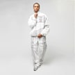 zəяo si:x nœf Primary Logo Oversized Straight Leg Color Block Trackpants weiß 47269 9