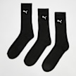 PUMA 3 PACK - Regular Cushioned Crew Socks crna 47313 1