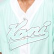 Karl Kani Varsity Logo Pinstripe Baseball Shirt türkis 47360 3