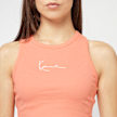 Karl Kani Small Signature Essential Racer Rib Top orange 47435 3
