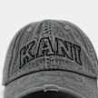 Karl Kani Serif Distress Denim Dad Cap cinzento 47404 4