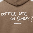 Another Cotton Lab Coffee Date Oversized Hoodie bruin 47501 4