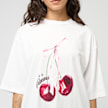 Felicious Cherry Oversize Tee WHITE weiß 47605 3