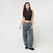 Urban Classics Ladies Cropped Wrapped Top white negro 47635 4
