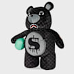 SPRAYGROUND Dripping Sharks In Paris Moneybear Teddy Bear grijs 47704 2