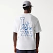 New Era MLB Los Angeles Dodgers Floral Graphic Oversized Tee weiß 47728 2
