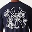 New Era MLB New York Yankees Floral Graphic Oversized Tee bleu 47729 5