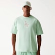 New Era MLB Infill Los Angeles Dodgers Oversized Tee beige 47730 2