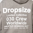 DropSize Heavy Oversize 030 Hoodie grigio 47793 4