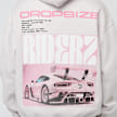 DropSize Heavy Oversized Riderz Hoodie lichtroze 49641 4