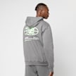 New Balance BACK PRINT GRAPHIC HOODIE casterock grigio 47827 2