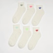 adidas Originals 6 PACK - adicolor Trefoil Ankle Socken weiß 47932 1