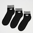 adidas Originals 3 PACK - 3S ANKLE S  black/black/black negro 47949 1