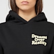 Miss Tee Dreams Over Reality Ladies Fluffy Hoody zwart 48083 3