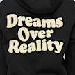 Miss Tee Dreams Over Reality Ladies Fluffy Hoody zwart 48083 4