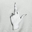 Miss Tee I Dont Give A Hoody grijs 48086 4