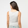 Decibel Square Neck Top white grijs 48148 2
