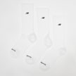 New Balance 3 PACK - NB BLACK PATCH LOGO CREW -  white blanco 48238 1