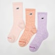 New Balance 3 PACK - KIDS PATCH LOGO SEASONAL CREW -  purple/pink/rose multicolore 48242 1