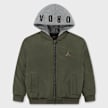Jordan Big Logo Hooded Bomber groen 48414 1
