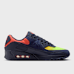 Nike Air Max 90 lt smoke grey/limelight/hyper crimson niebieski 48571 2