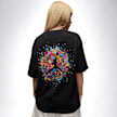 Jordan W J FLT SS OS GFX TEE FLW black preto 48604 1