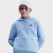 Nike Sportwear Club Fleece Hoodie Low Brand Read blau 48776 1