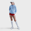 Nike Sportwear Club Fleece Hoodie Low Brand Read blau 48776 5