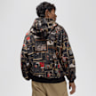 Jordan All Over Print Fleece Hoodie preto 48706 2