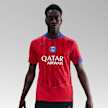 Nike Paris Saint-Germain 2025/2026 Stadium Third rosso 48785 2