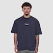 DropSize Heavy Oversized World Wide T-Shirt bleu 48885 2