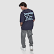 DropSize Heavy Oversized World Wide T-Shirt bleu 48885 4