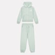 New Balance Set Stacked Logo French Terry Zip Hoodie and Jogger groen 49058 1
