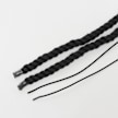 BAGGY ROPE LACES 14mm SET 100cm preto 49104 2