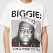 Mister Tee Biggie Crown Tee branco 49144 3