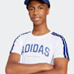 adidas Originals College Tee M brown blanco 49202 3